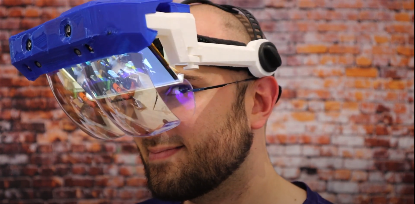 Project Ariel: An Open Source Augmented Reality Headset for Industrial Applications