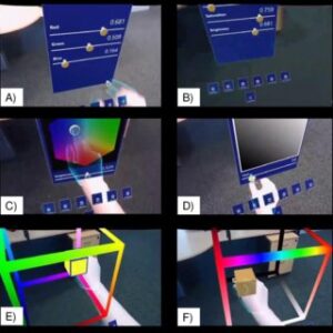 3DColAR: Exploring 3D Color Selection and Surface Painting for Head Worn Augmented Reality using Hand Gestures